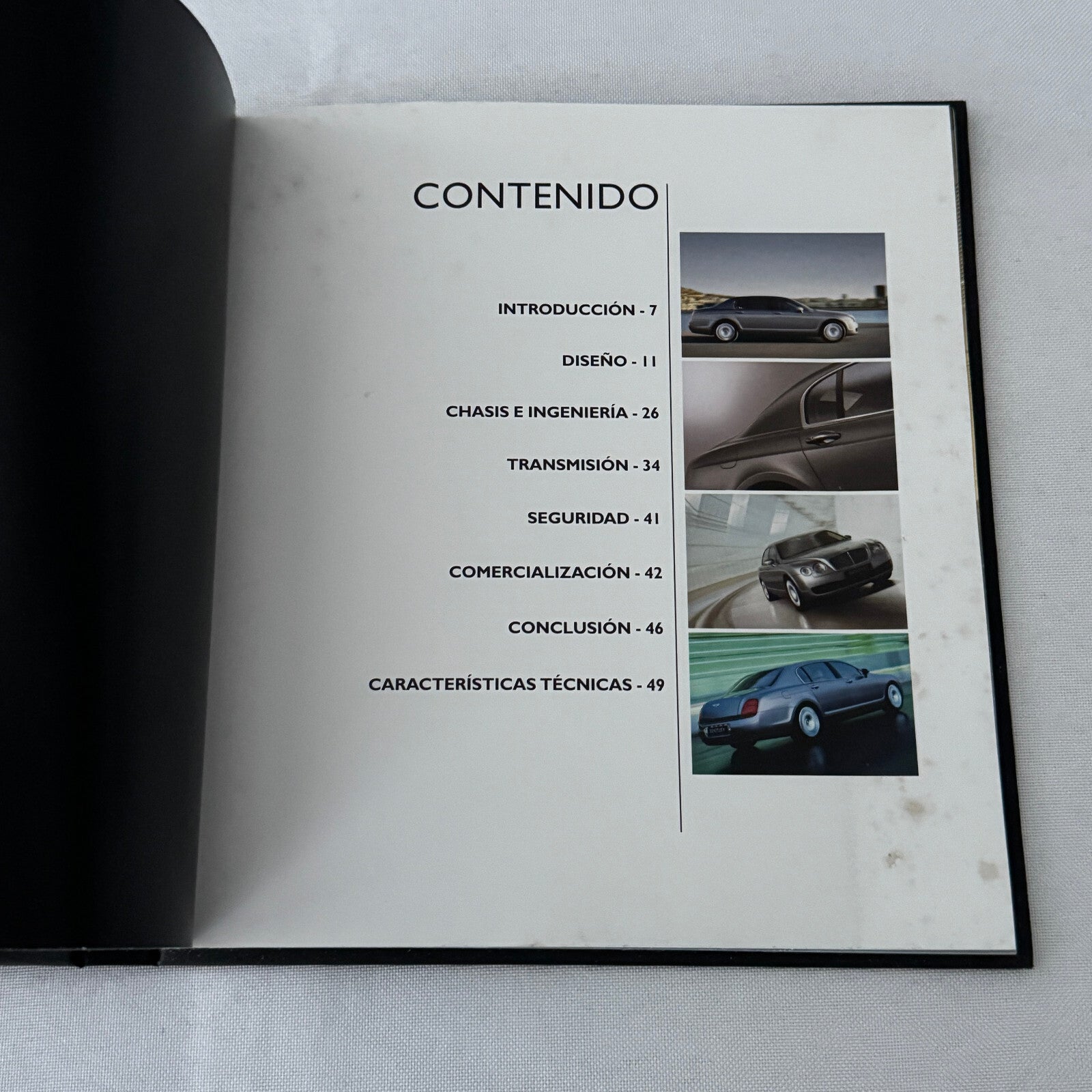 Bentley Continental Flying Spur Car Press Kit Brochure Book with CD SPANISH