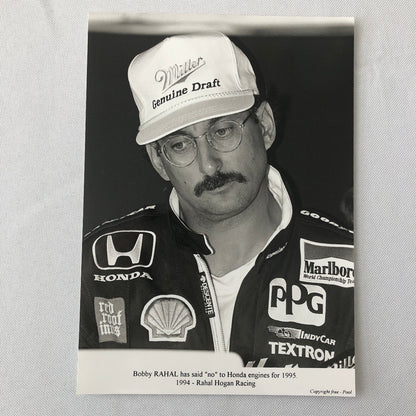 Vintage Indy Indianapolis Racing Press Photo Photograph Bobby Rahal 1994 Honda