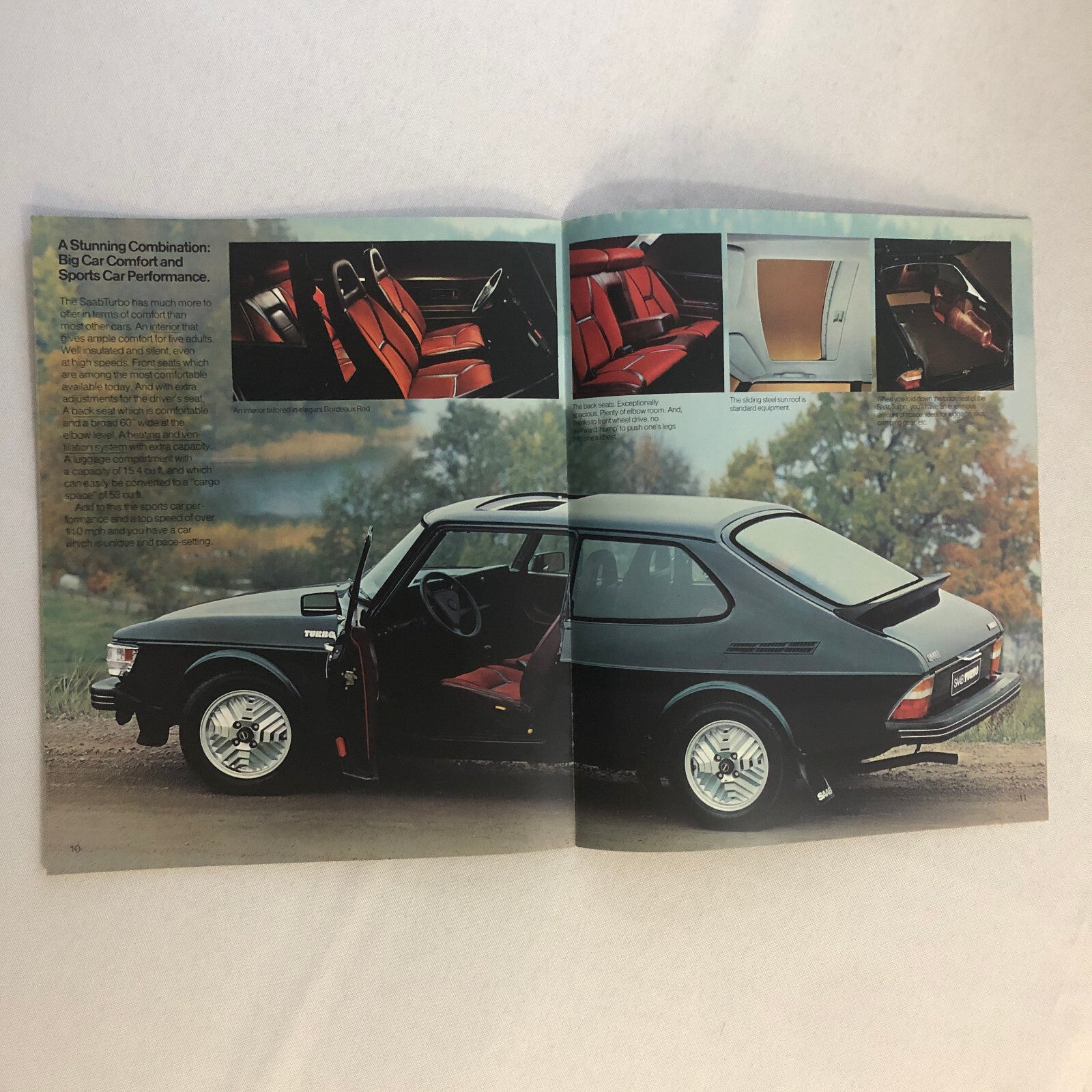 1978 Saab Turbo Car Automobile Sales Brochure Catalog