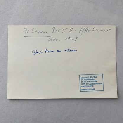 Indianapolis 500 Indy 500 Racing Photo Photograph Chris Amon 1969 McLaren Car