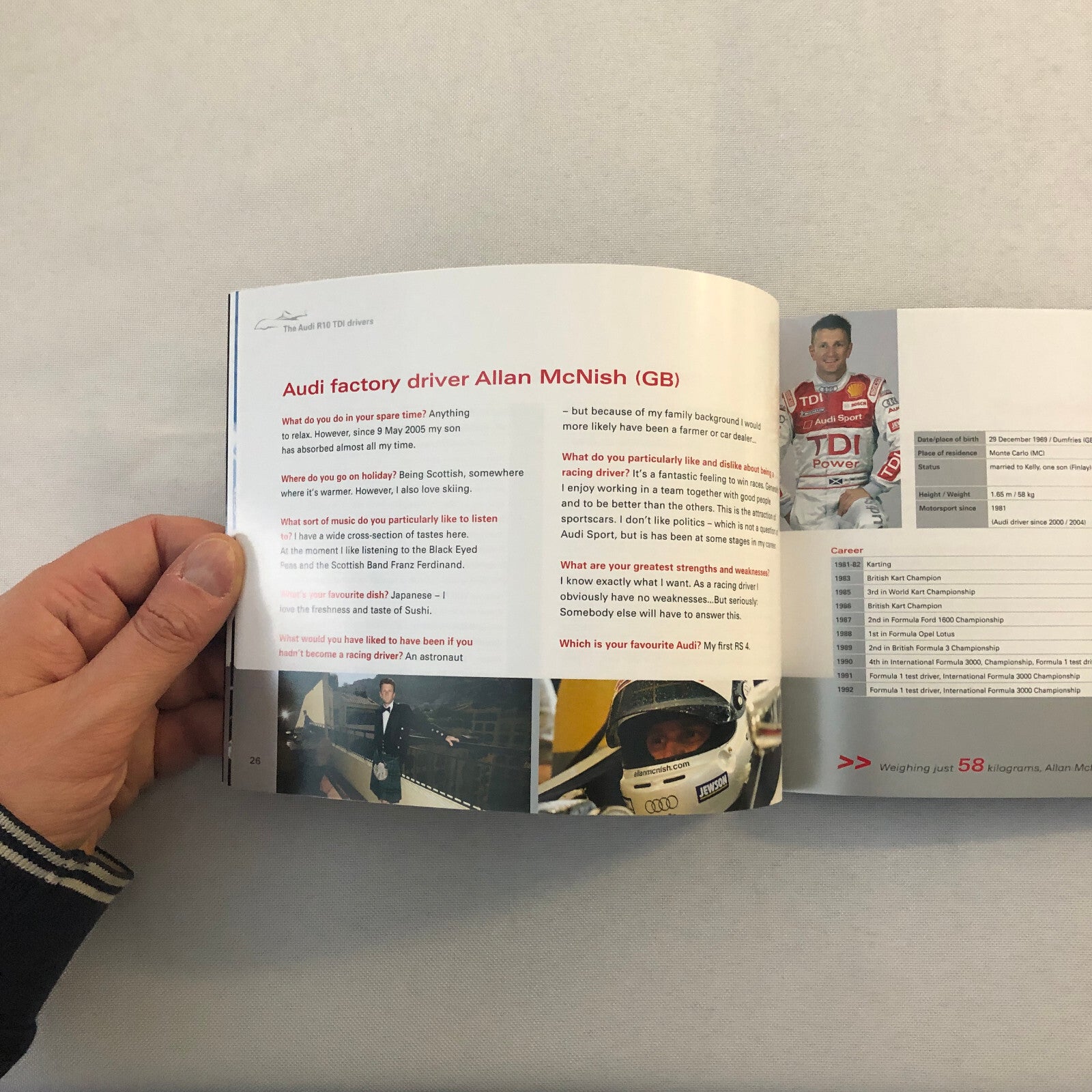 2006 Audi R10 24 Hours of LeMans Racing Car Press Kit Brochure Photo CD