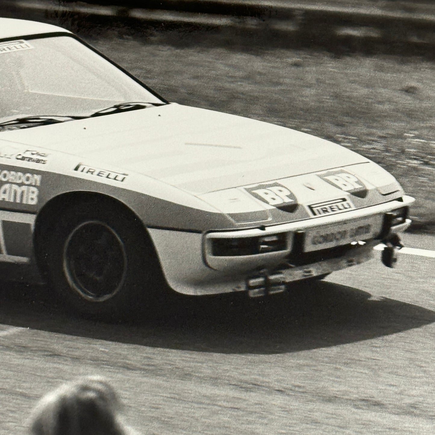 Porsche 924 Racing Car Photo Photograph Vintage 1979