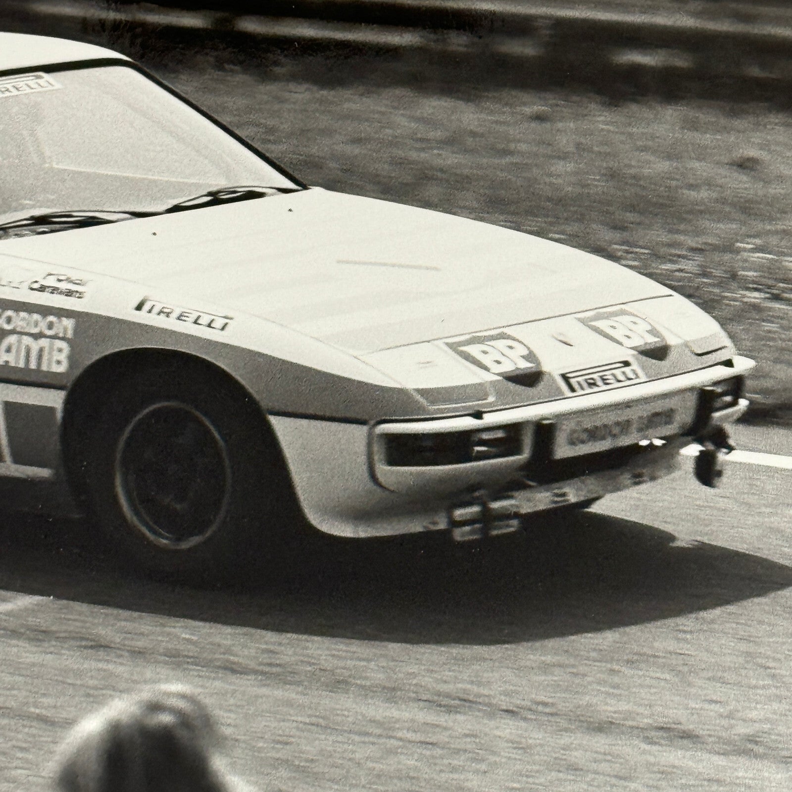 Porsche 924 Racing Car Photo Photograph Vintage 1979