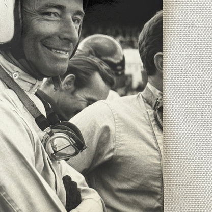 Vintage Racing Photo 1964 German Grand Prix Driver Edgar Barth Motorsport