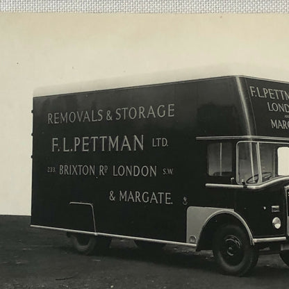 Vintage Moving Van Truck Photo Photograph Lot of 2 UK 