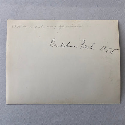 Vintage BRM Racing Car Press Photo Photograph Oulton Park 1955