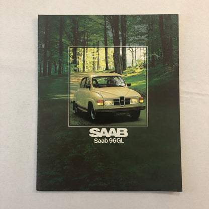 1979 Saab 96 GL Sales Brochure Catalog Advertising Vintage SWEDISH TEXT