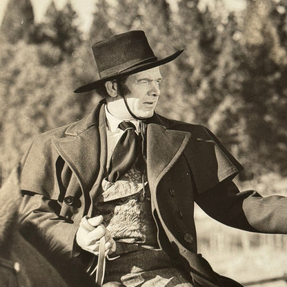 Vintage Movie Still Press Photo Photograph Western Movie Unidentified Actors