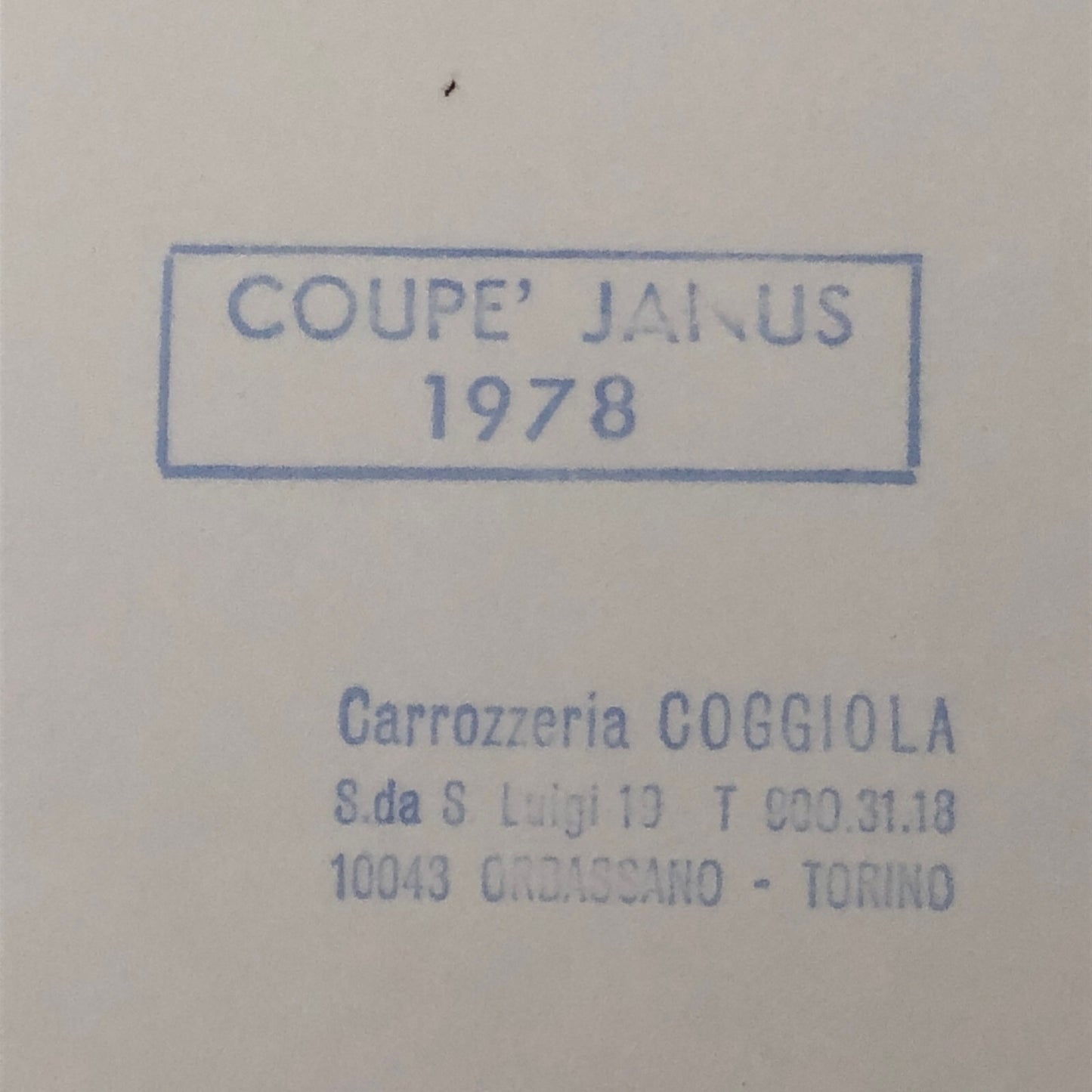 Carrozzeria Coggiola Coupe Janus 1978 Concept Car Photo Photograph Print
