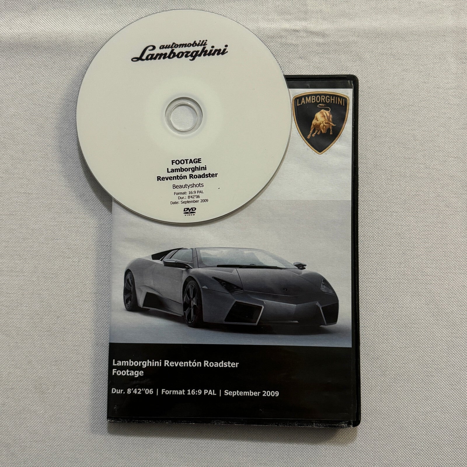 2009 Lamborghini Reventon Roadster Car Detail Footage DVD