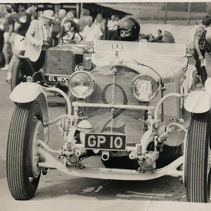 Vintage Mercedes Benz Racing Car Photo Photograph - Modern Era Print