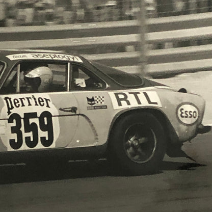 Vintage Renault Alpine Racing Photo Photograph Print 1972