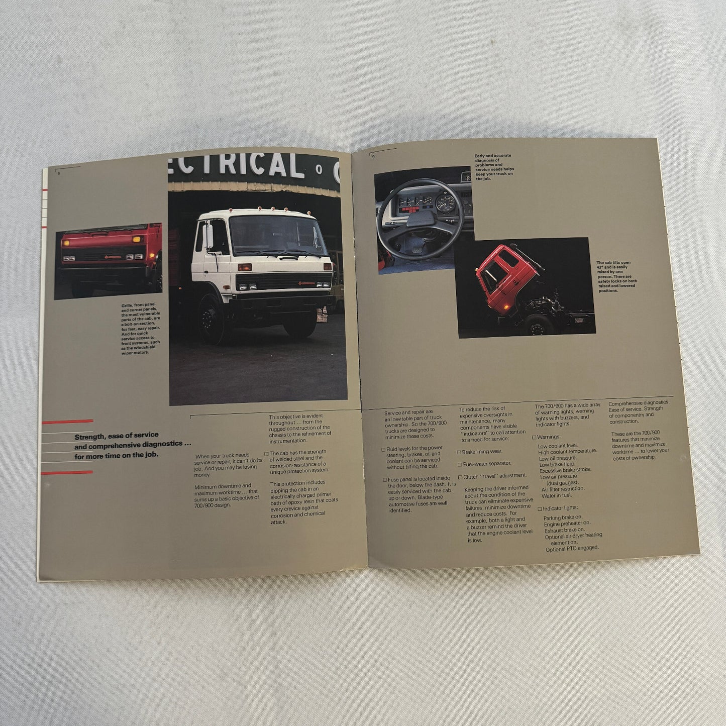 International Truck 700 and 900 Series Medium Cabover Sales Brochure Catalog