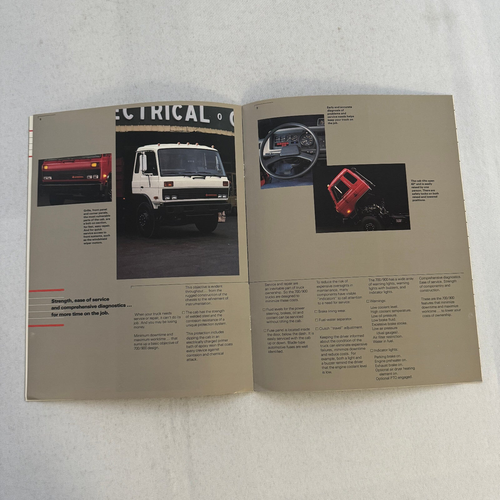 International Truck 700 and 900 Series Medium Cabover Sales Brochure Catalog