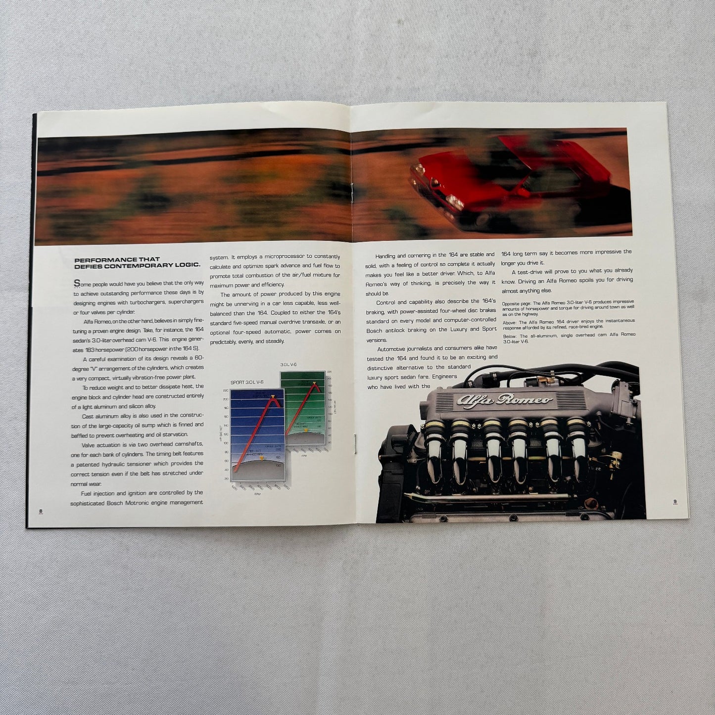 Alfa Romeo 164 and Spider Car Sales Brochure Catalog 1990 1991