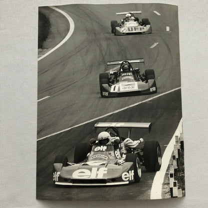 Vintage 1975 Formula 2 F2 Racing Photo Photograph Rouen Grand Prix Cars
