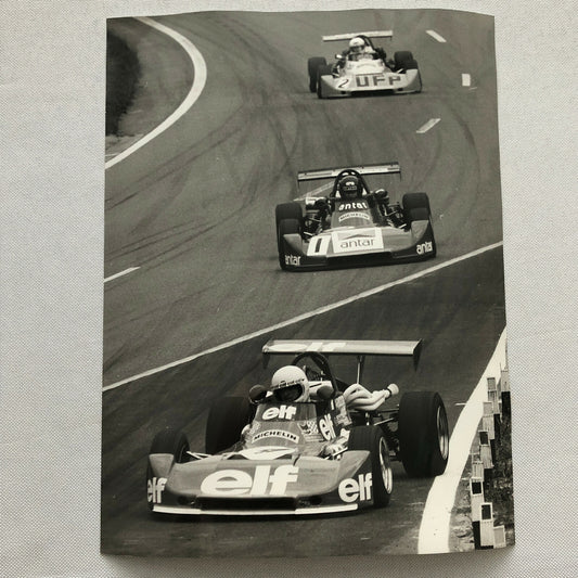 Vintage 1975 Formula 2 F2 Racing Photo Photograph Rouen Grand Prix Cars