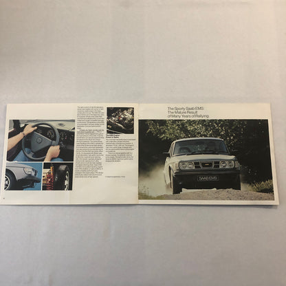 1978 Saab Sales Brochure Catalog Advertising 99 GL EMS GLE