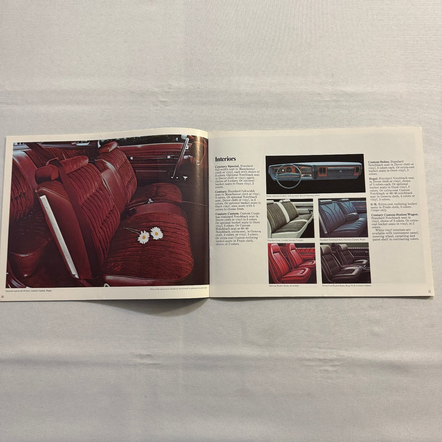 1976 Buick Car Sales Brochure Catalog Regal Century LeSabre Estate Wagon Riviera