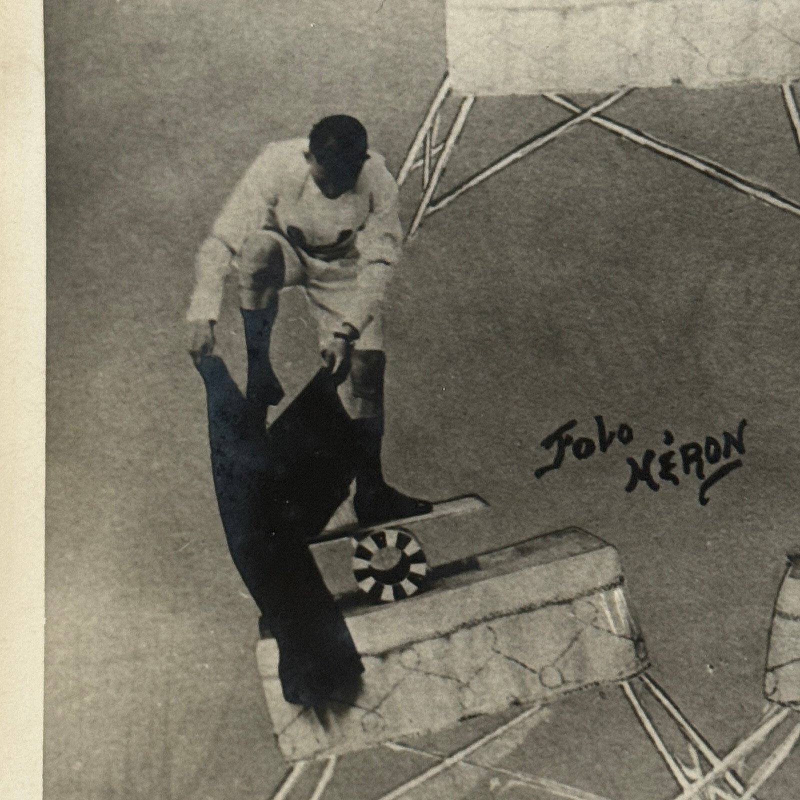 Vintage Circus Acrobat Balancing Act Photo Photograph Will Gomez