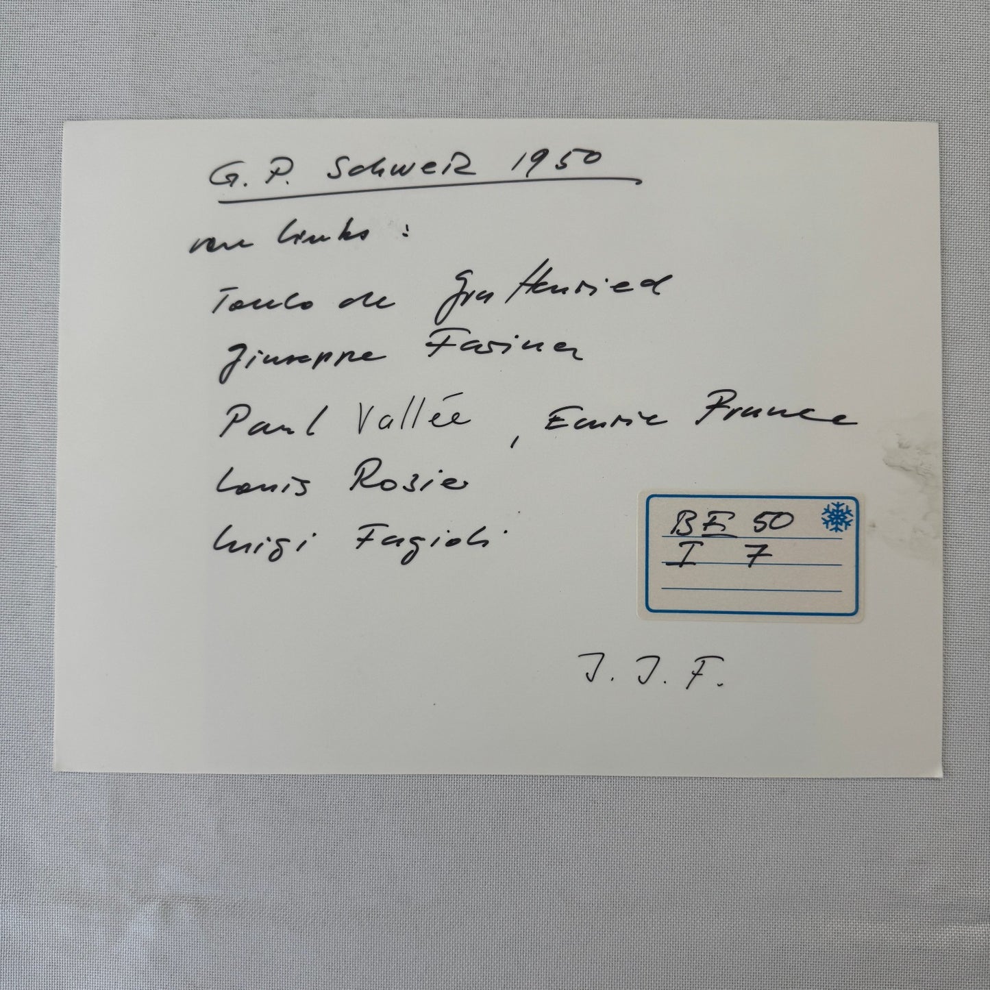 1950 Swiss Grand Prix Racing Photo Drivers Giuseppe Farina Luigi Fagioli Modern