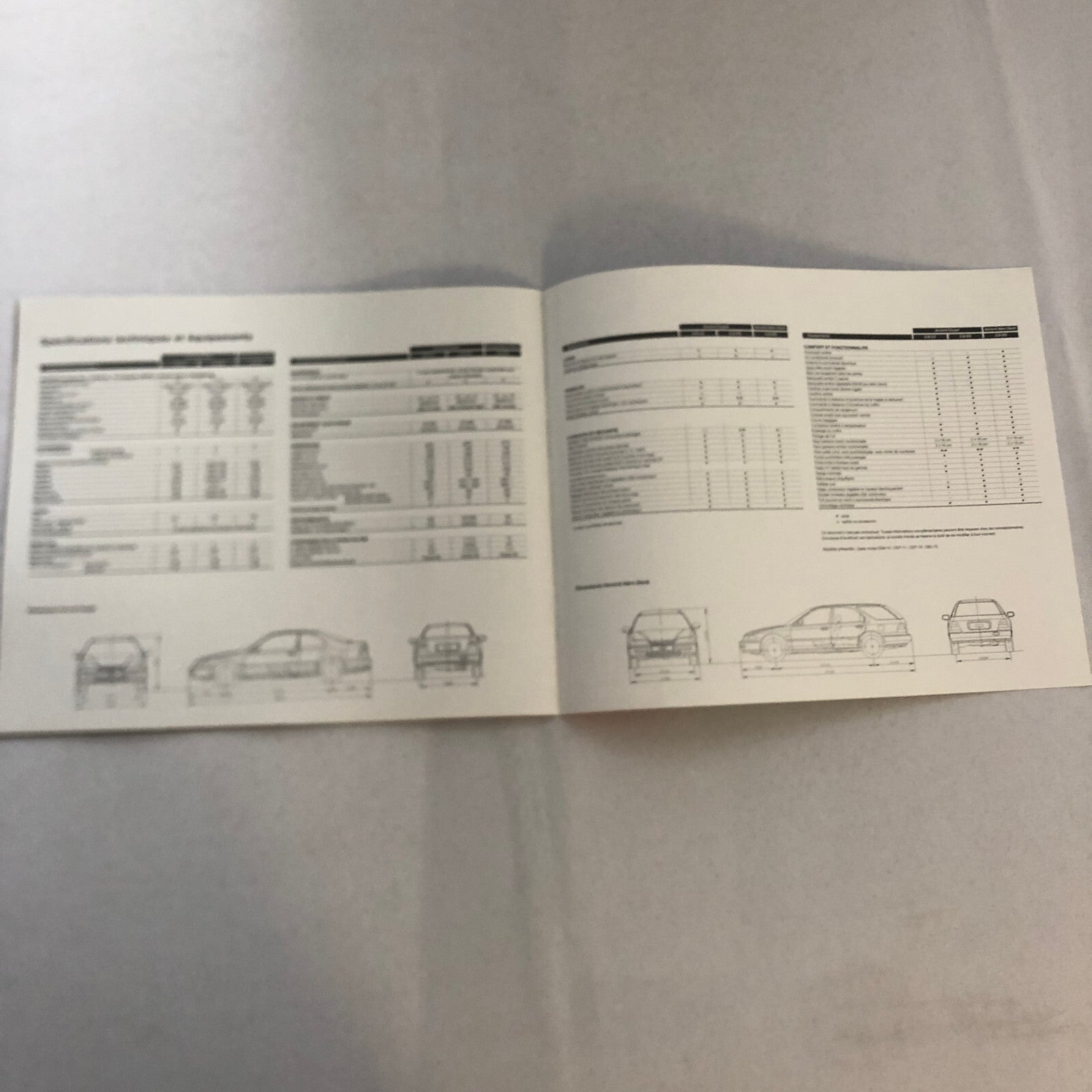 Honda Accord Coupe Aero Deck Wagon Brochure Catalog FRENCH European 1994 1995