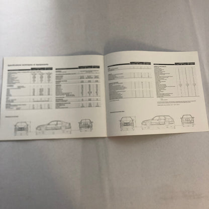 Honda Accord Coupe Aero Deck Wagon Brochure Catalog FRENCH European 1994 1995