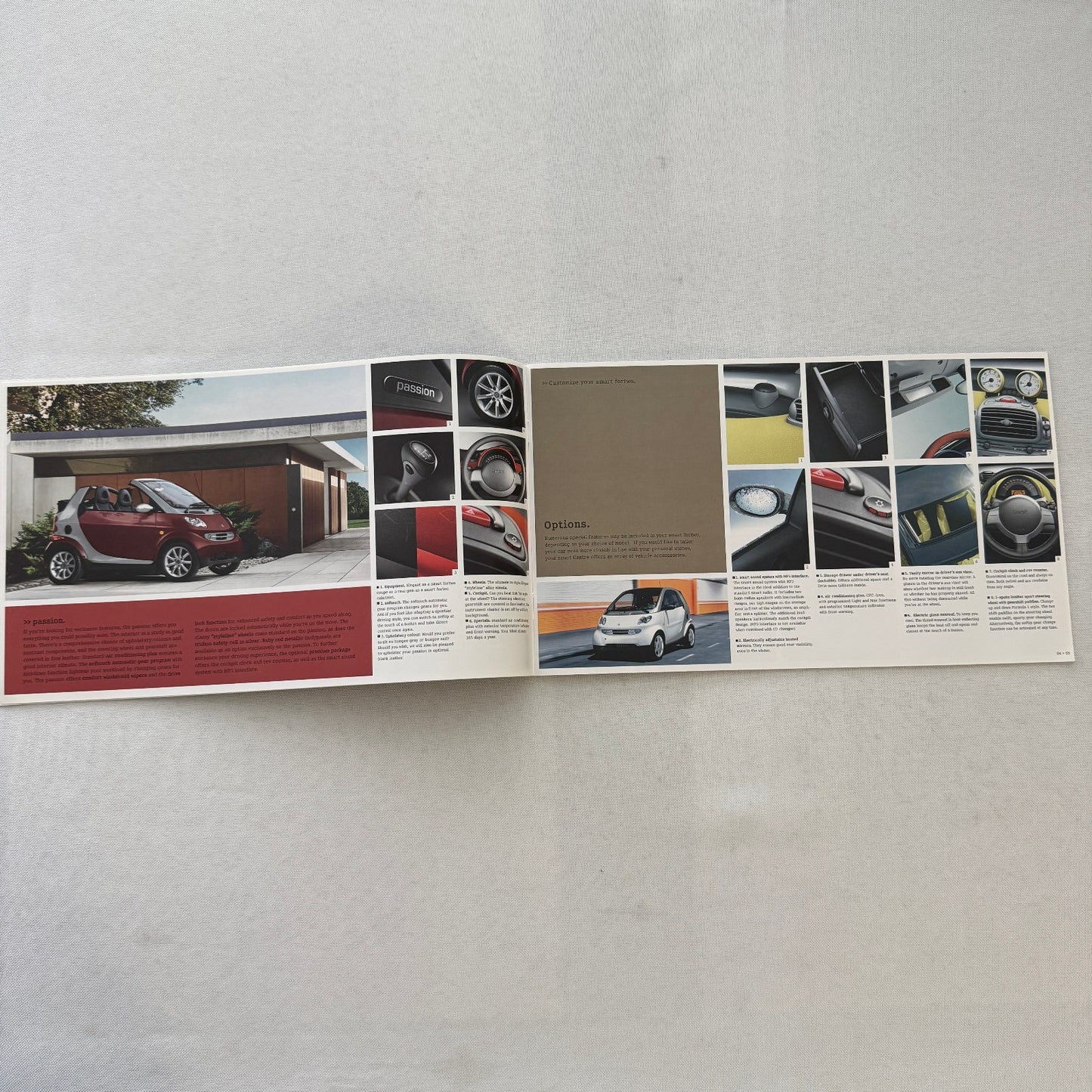 2007 2008 Smart ForTwo Coupe and Cabriolet CDI Sales Brochure Catalog Car