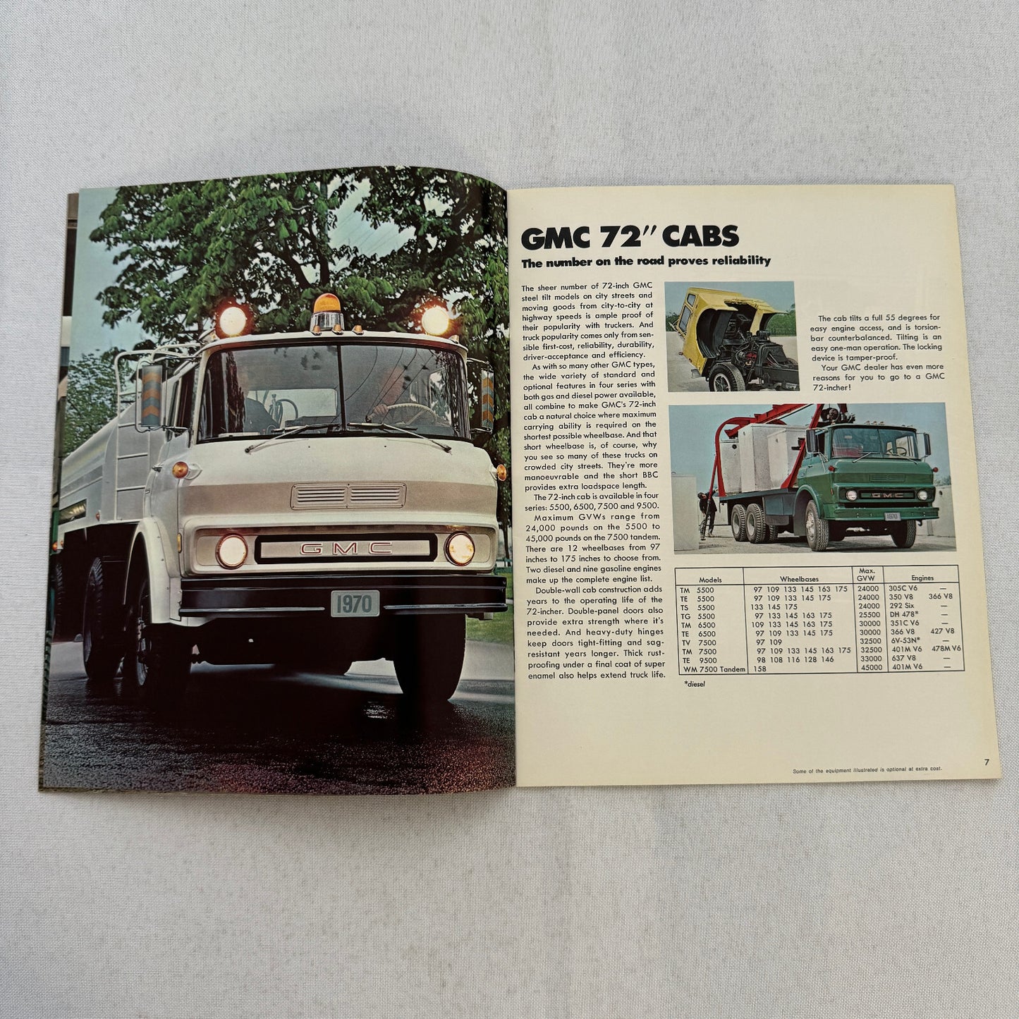 1970 GMC Heavy Duty and Medium Duty Truck Sales Brochure Catalog Astro Vintage