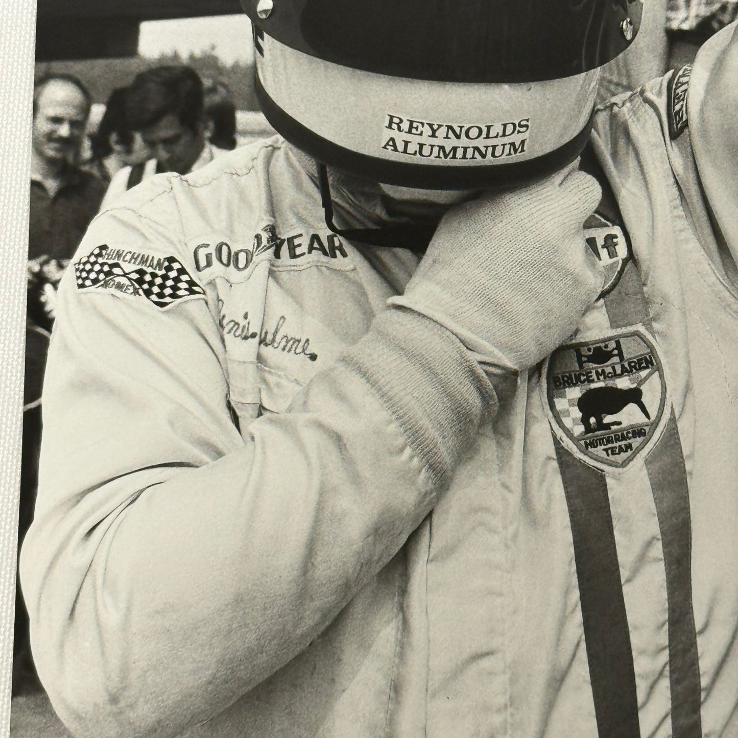 Vintage Racing Photo 1970 German Grand Prix Denny Hulme Motorsport Photograph