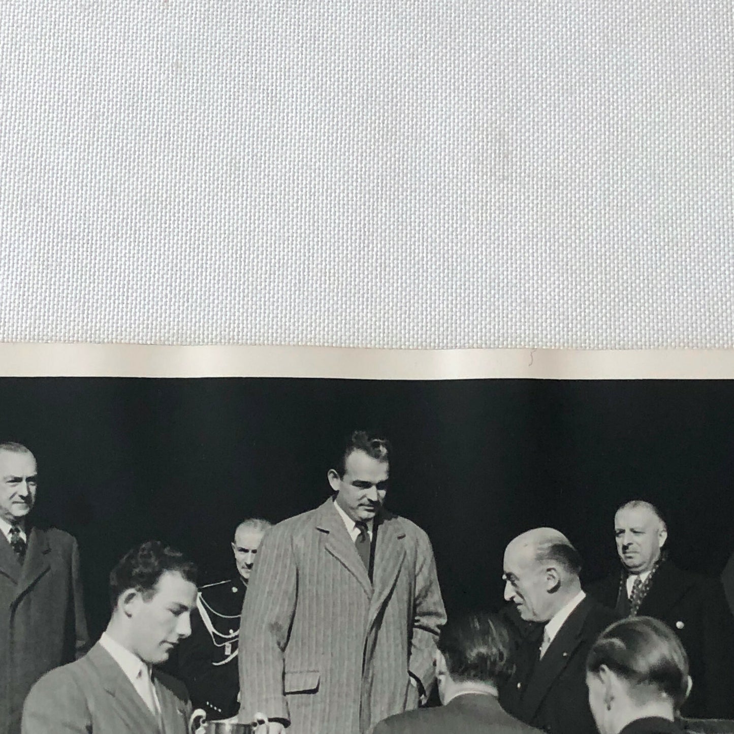 Vintage 1952 Rallye Monte Carlo Stirling Moss Award Ceremony Photo Photograph 