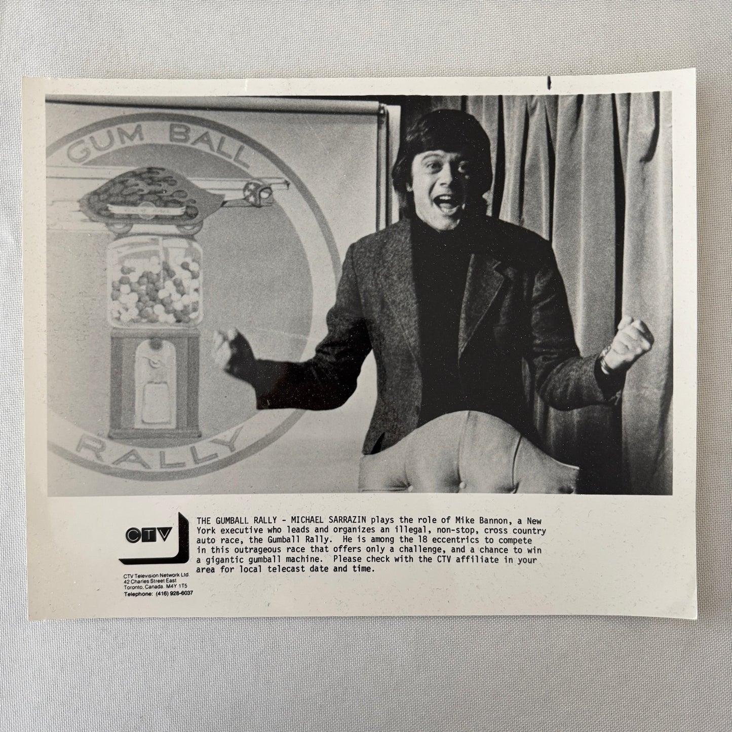 Gumball Rally Vintage Movie Still Press Photo Photograph CTV TV