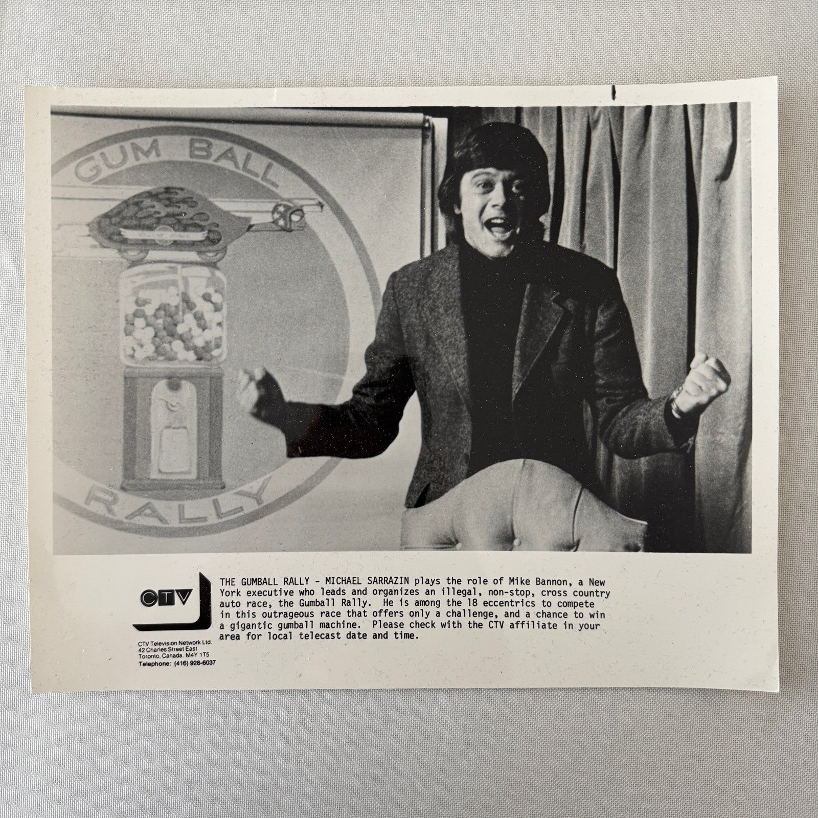 Gumball Rally Vintage Movie Still Press Photo Photograph CTV TV