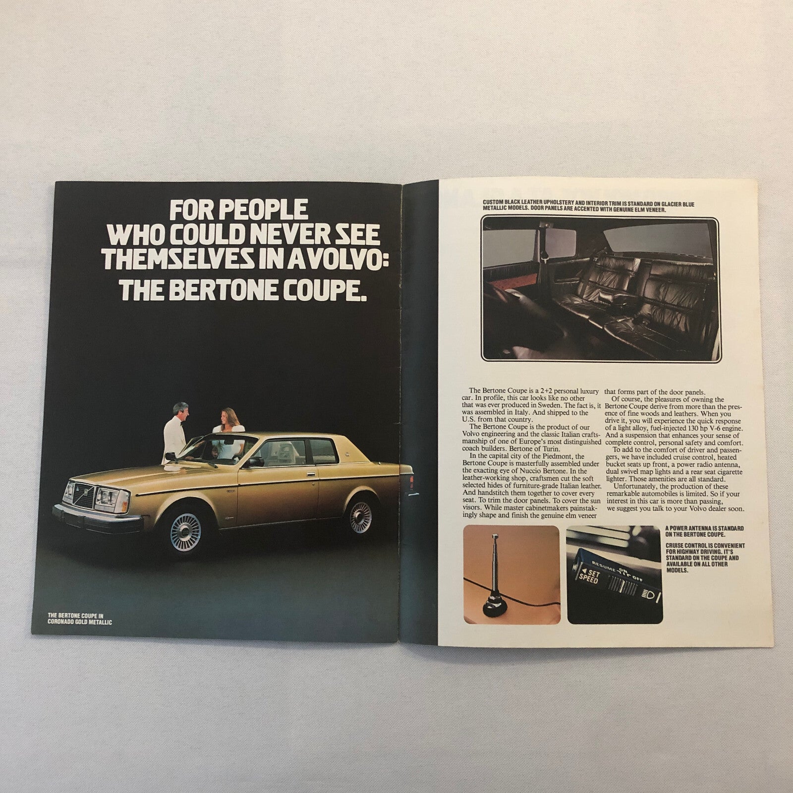 1980 Volvo Car Sales Brochure Catalog Bertone Coupe DL GLE Station Wagon GT