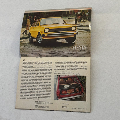 1979 Ford Car Brochure Magazine Ford Pinto LTD Thunderbird Mustang Granada