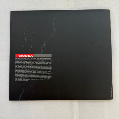 Acura NSX Sports Car Sales Brochure Catalog GERMAN Text European Market