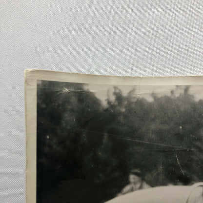 Vintage Racing Car and Driver Photograph Photo - Peugeot Sochaux ? 