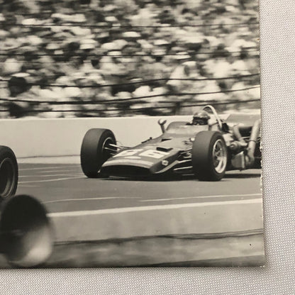 Indianapolis Indy 500 Racing Car Photo Photograph Roger McCluskey Mark Donohue