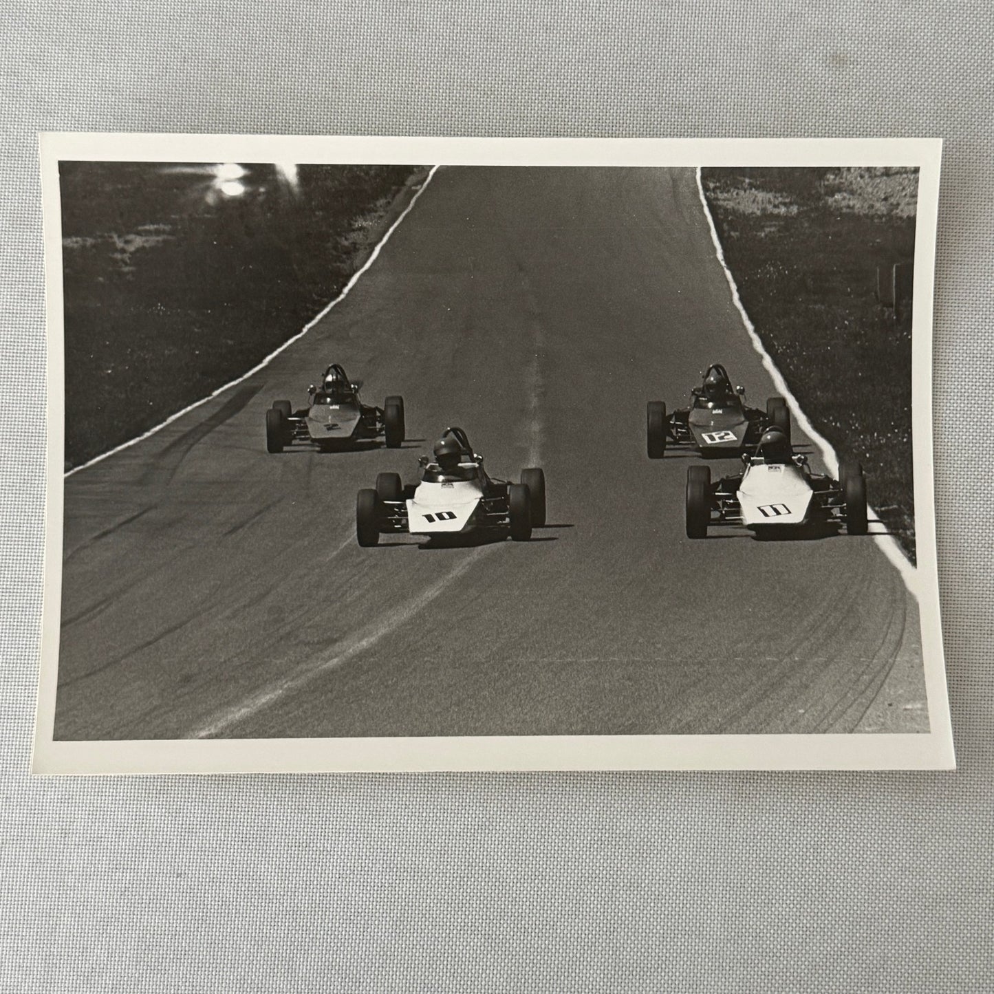 Vintage Car Racing Photo Circuit Mont Tremblant Quebec Automobile Photograph
