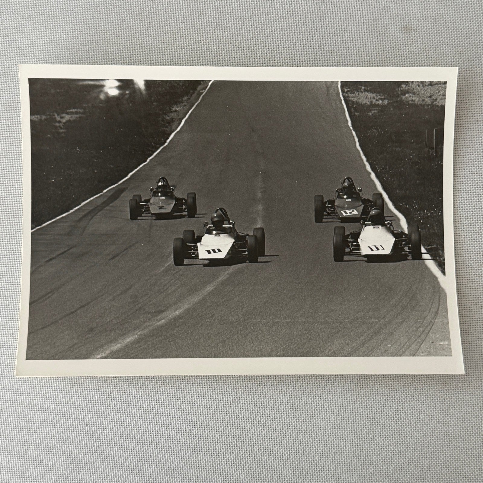 Vintage Car Racing Photo Circuit Mont Tremblant Quebec Automobile Photograph