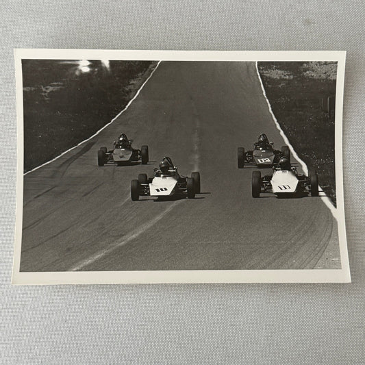 Vintage Car Racing Photo Circuit Mont Tremblant Quebec Automobile Photograph