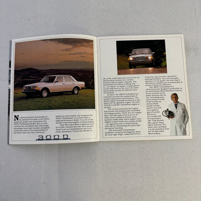 1983 Mercedes Benz Brochure Catalog 300D 380 SEC 380 SL 380 SEL 300SD 300CD TD