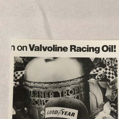 Vintage Indy Indianapolis Racing Photo Photograph AJ Foyt A.J. Foyt 1977