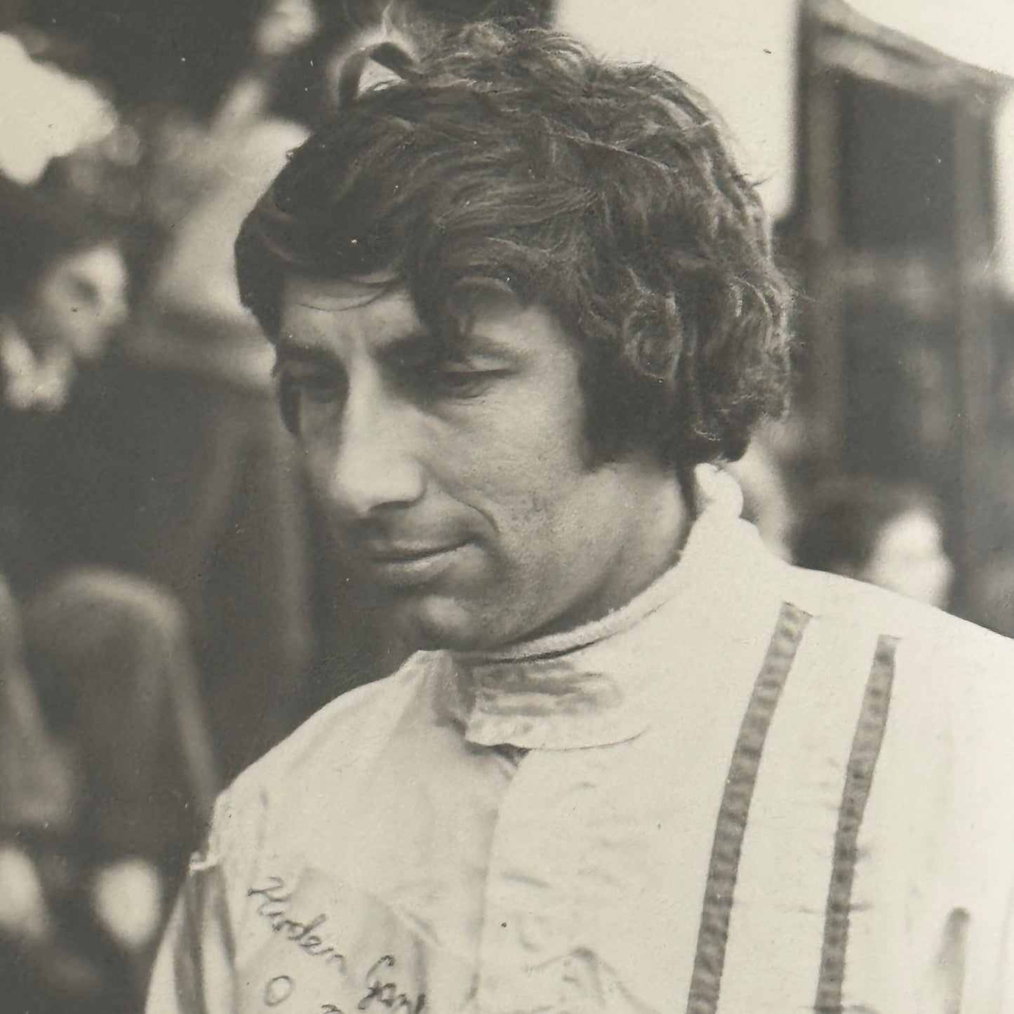 Vintage Racing Photo Howden Ganley Photograph Driver Pilot Motorsport