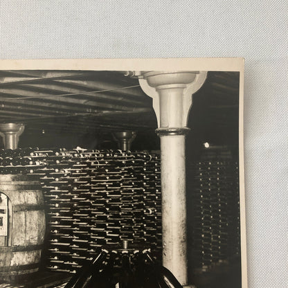 Press Photo Photograph Moussec Wine Maker Winery Wine Bottles 1934