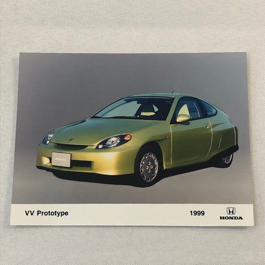1999 Honda VV Prototype Car Factory Press Photograph Photo Insight Hybrid