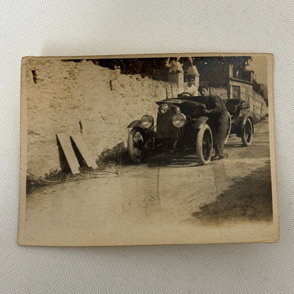 Vintage Photograph Photo Early Antique Car Automobile 1919
