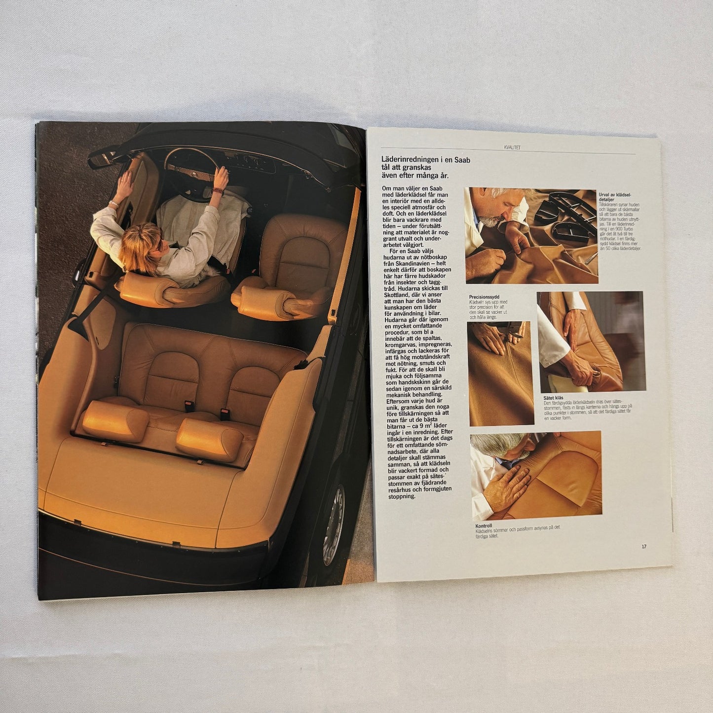 Vintage Saab 900 Cabriolet Saab 900 Turbo 16 Aero Sales Brochure Car SWEDISH