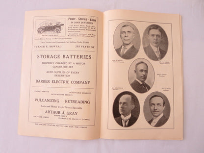 1915 Watertown New York Auto Show Program - Metz Indian Motorcycle Cadillac +
