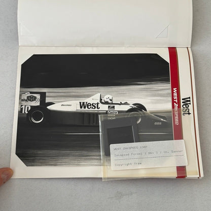1987 West Zakspeed Racing Team Press Kit Photos Slides Martin Brundle